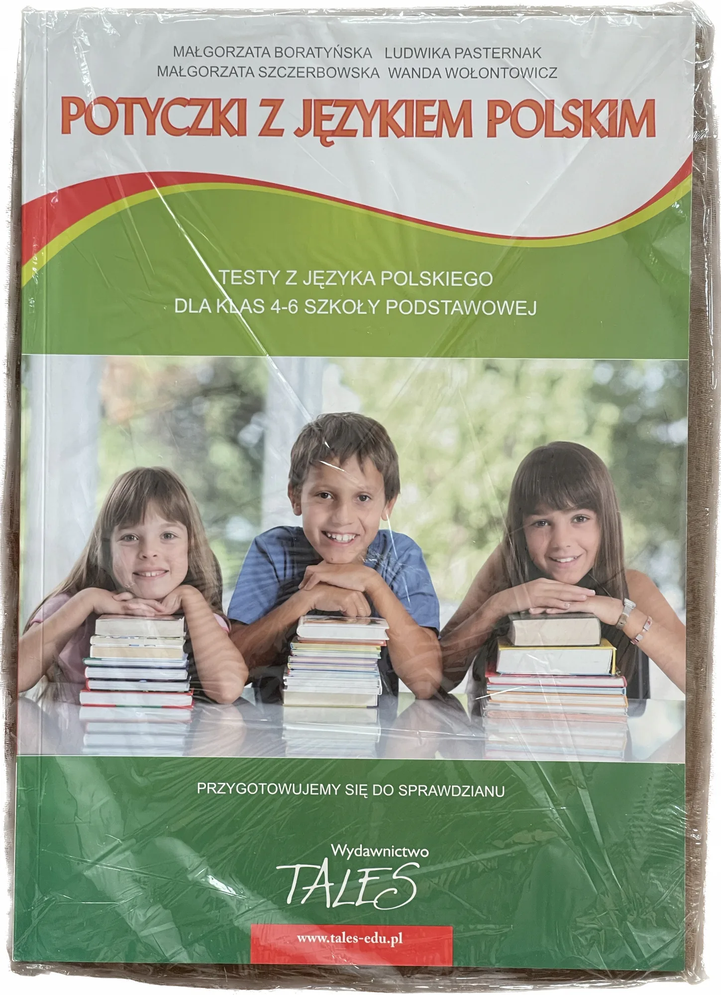 Okładka: Język polski sprawdziany testy klasa 4 5 6 z odpowiedziami TALES czysta