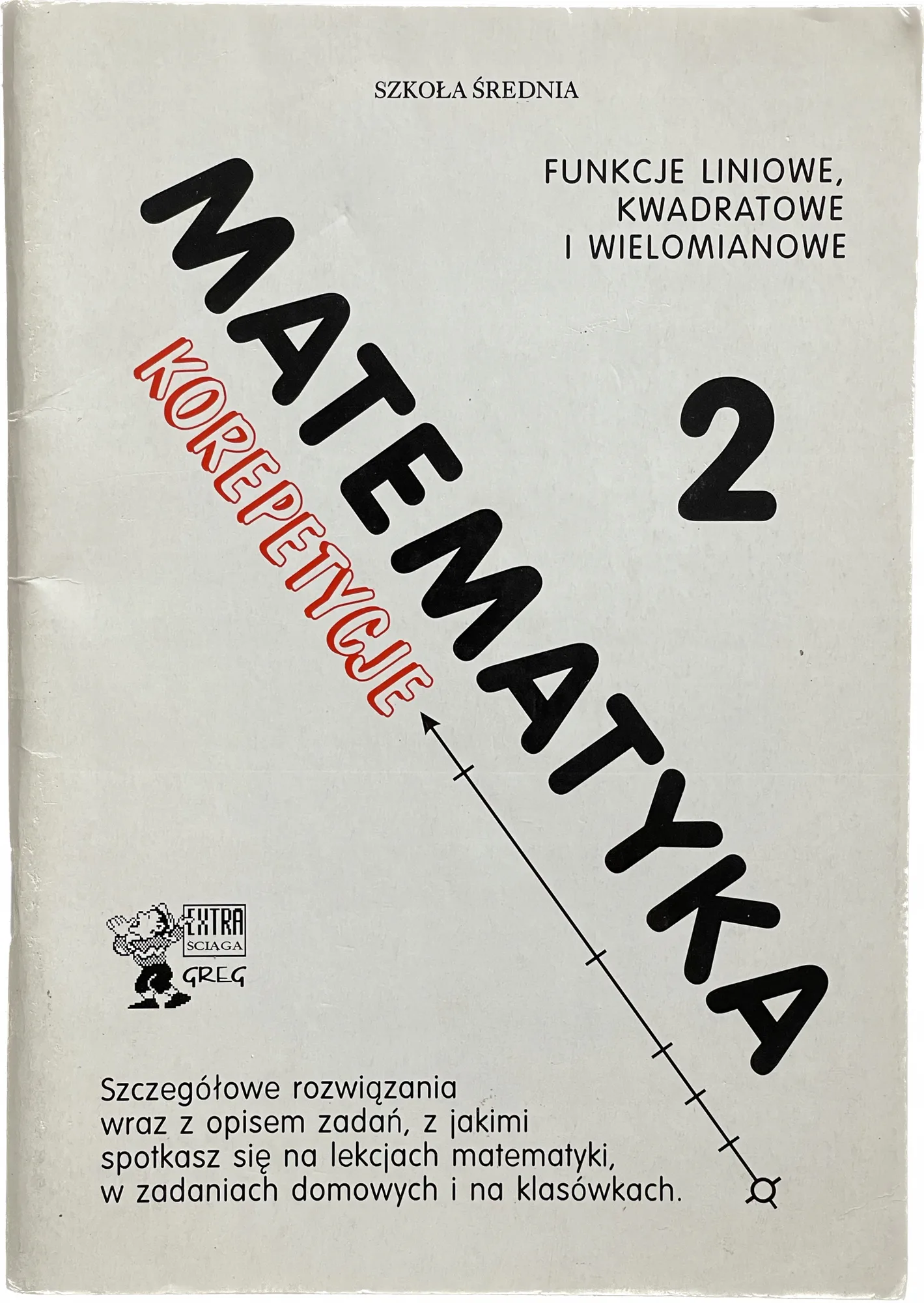 Okładka: KOREPETYCJE MATEMATYKA funkcja linowa kwadratowa 2