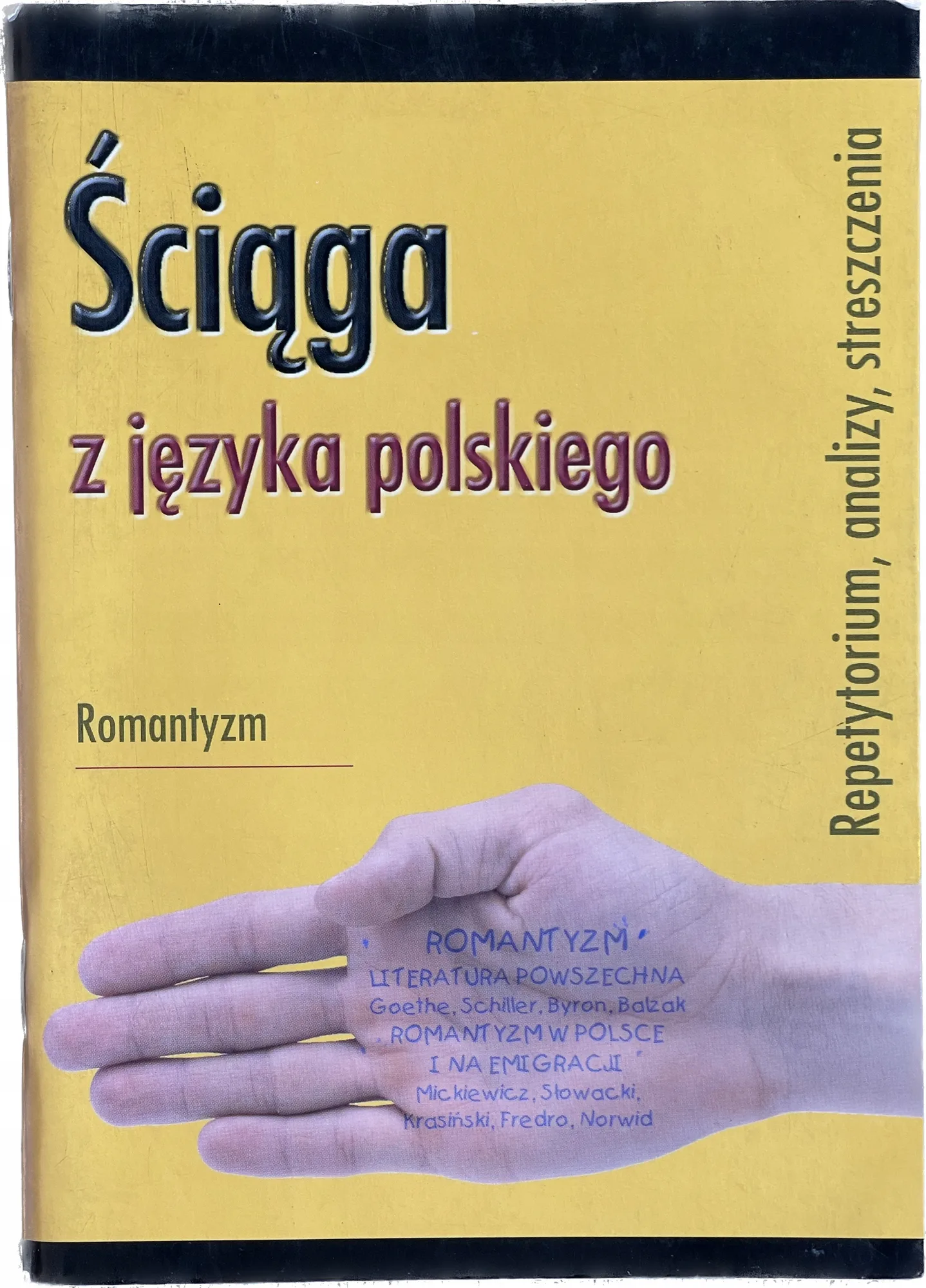 Okładka: ROMANTYZM liceum LO ŚCIĄGA OPRACOWANIA BRYK