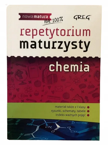 Okładka: CHemia ściąga matura opracowania repetytorium