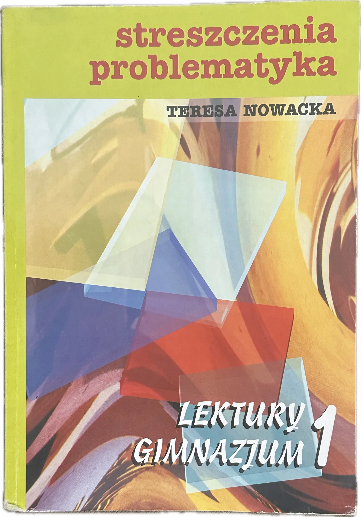 Okładka: OPRACOWANIA LEKTUR streszczenia ściąga klasa 1 gimnazjum 7