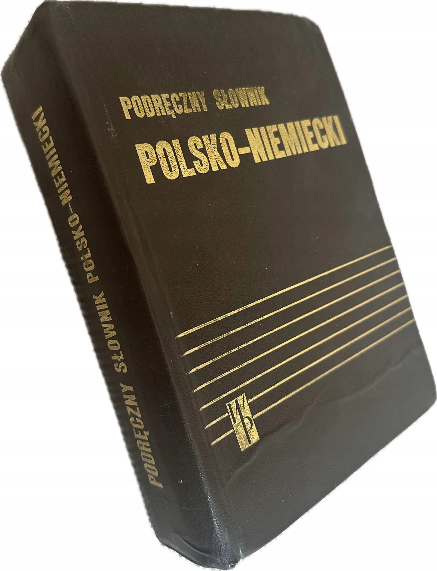 Okładka: Słownik polsko - niemiecki bardzo gruby 1018 stron