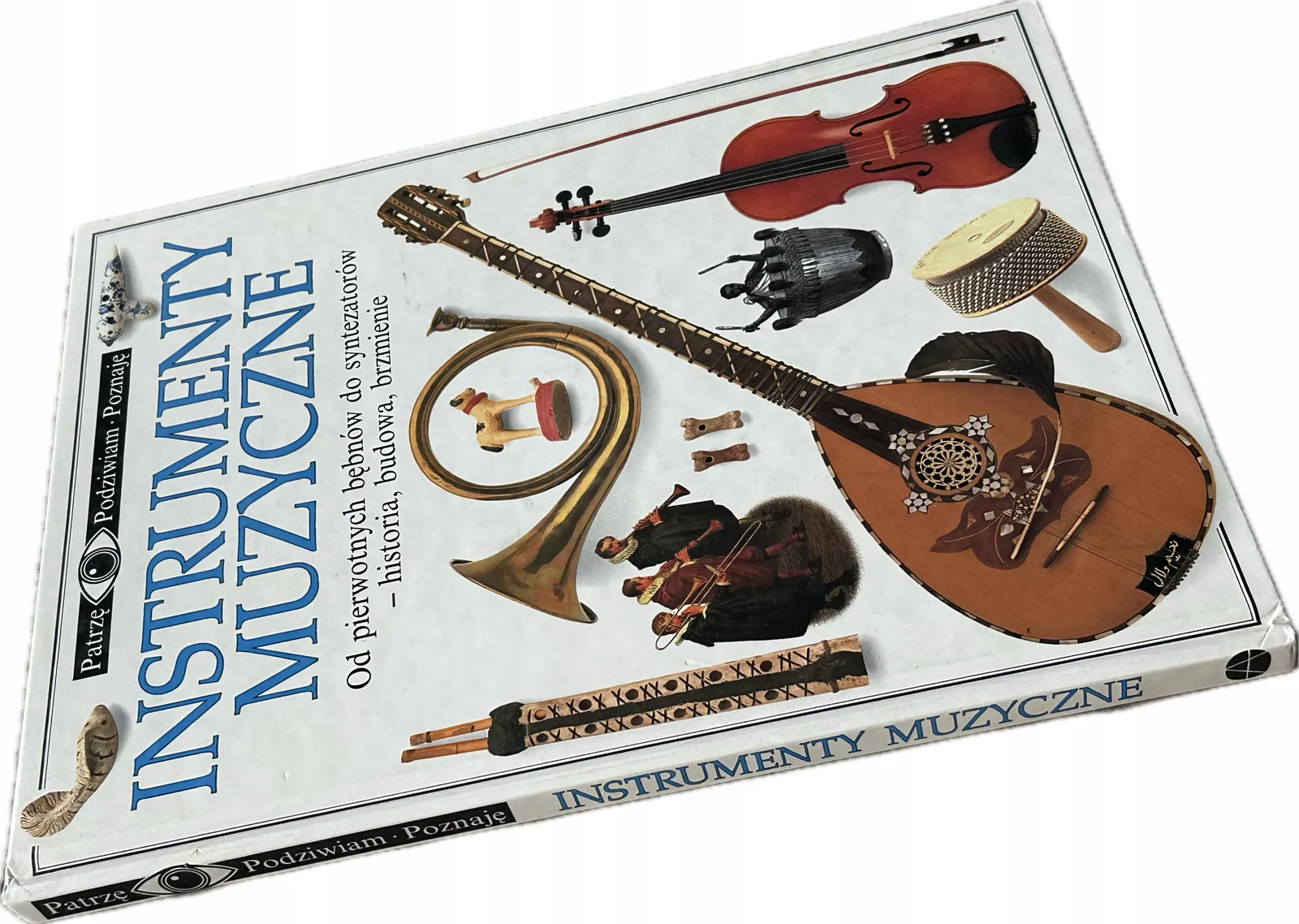 Okładka: Patrzę Podziwiam Poznaję Instrumenty muzyczne album ARKADY bdb
