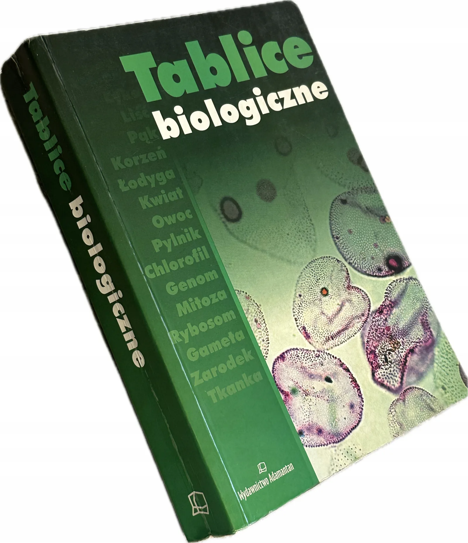 Okładka: tablice biologiczne BIOLOGIA LICEUM SZKOŁA ŚREDNIA matura