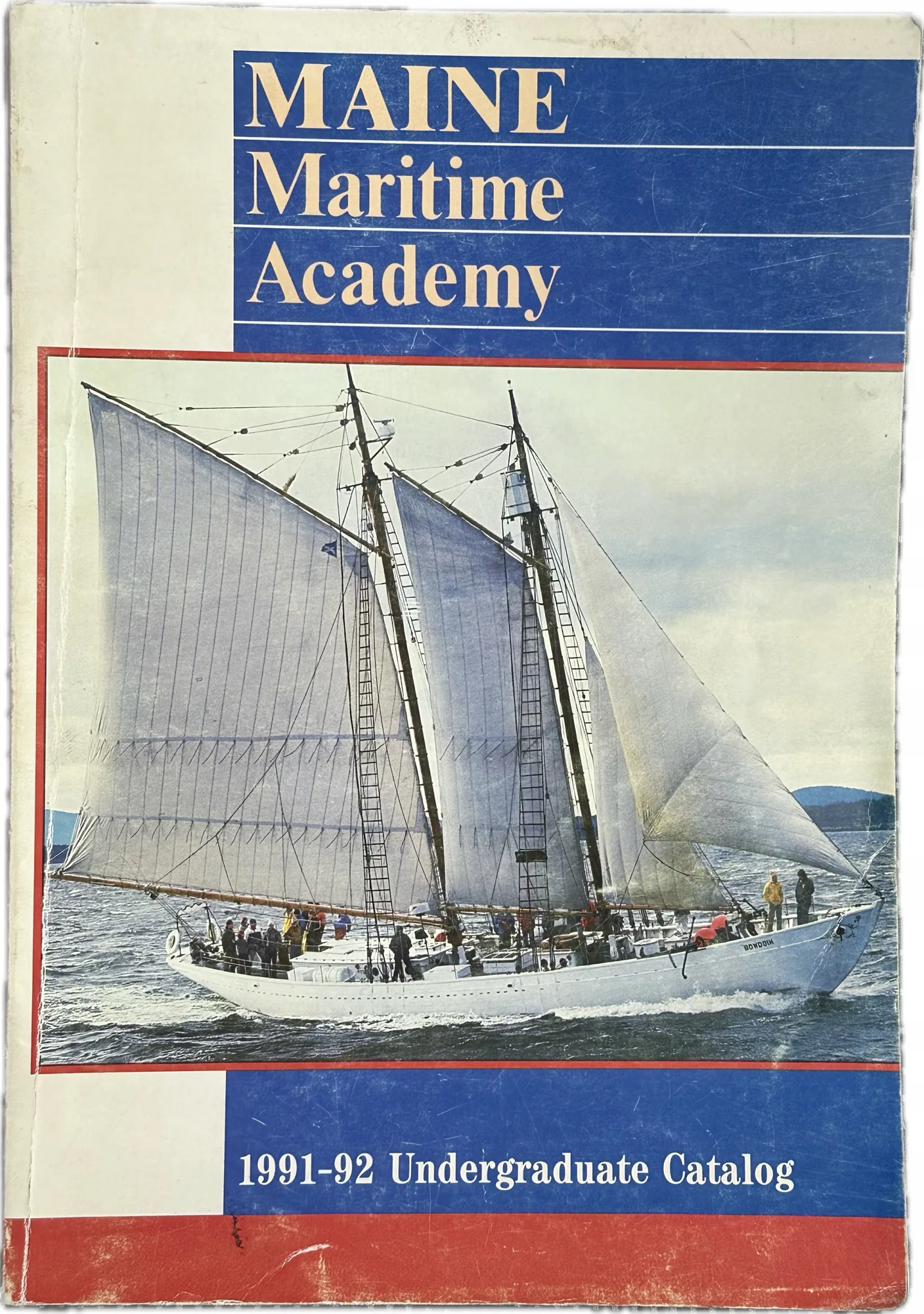Okładka: MAINE MARITIME ACADEMY 1991-92