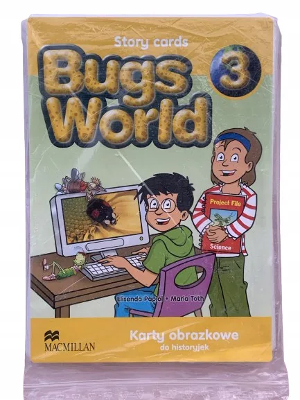 Okładka: BUGS WORLD KLASA 3 KARTY OBRAZKOWE STORY CARDS HISTORYJKI