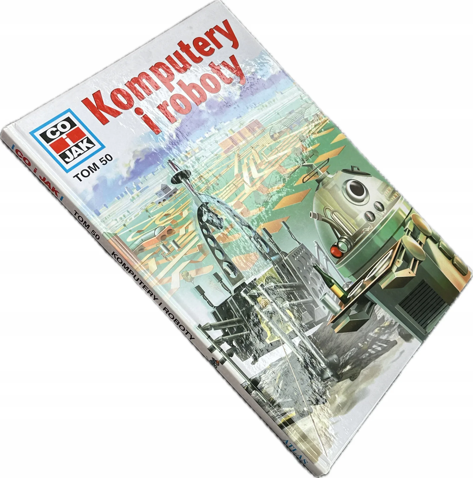 Okładka: seria Co i jak KOMPUTERY I ROBOTY tom 50 bdb- A4