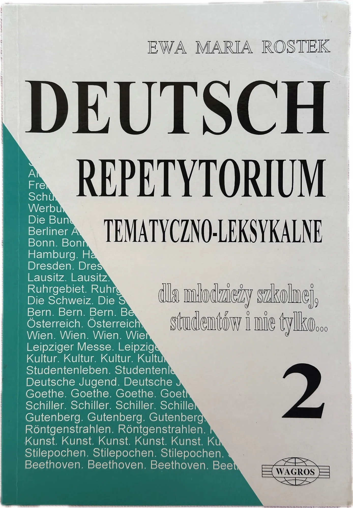 Okładka: Deutsch REPETYTORIUM tematyczno-leksykalne języka niemieckiego