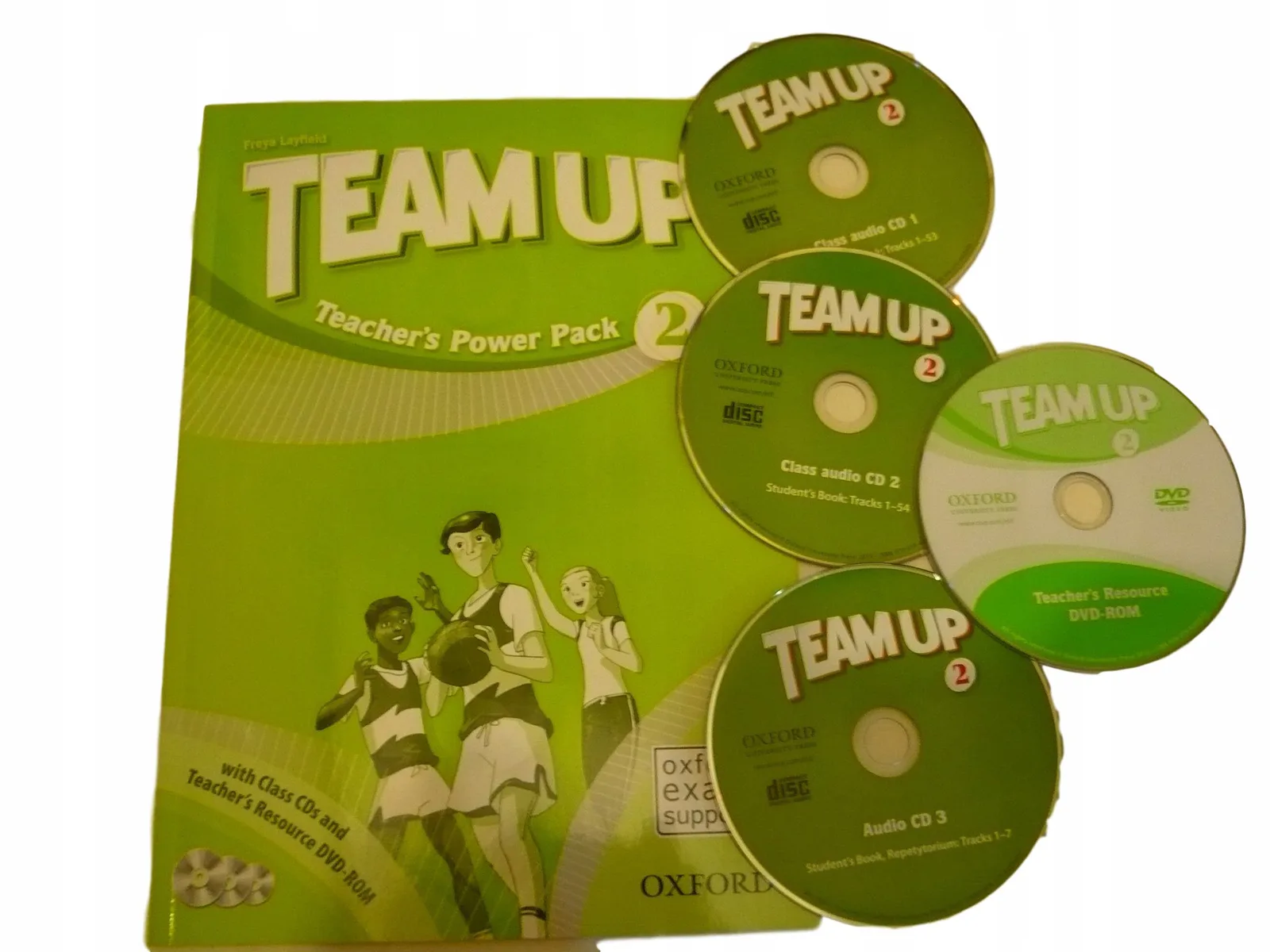 Okładka: TEAM UP 2 TEACHERS POWER PACK + 4 płyty cd DVD