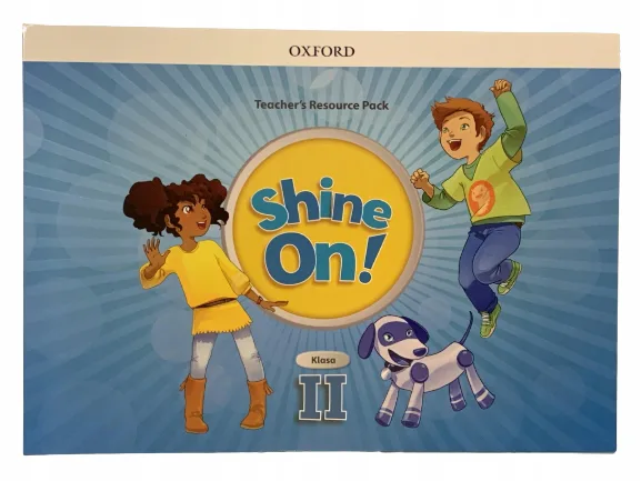 Okładka: SHINE ON ! klasa 2 karty obrazkowe flashcards komplet edukacyjny