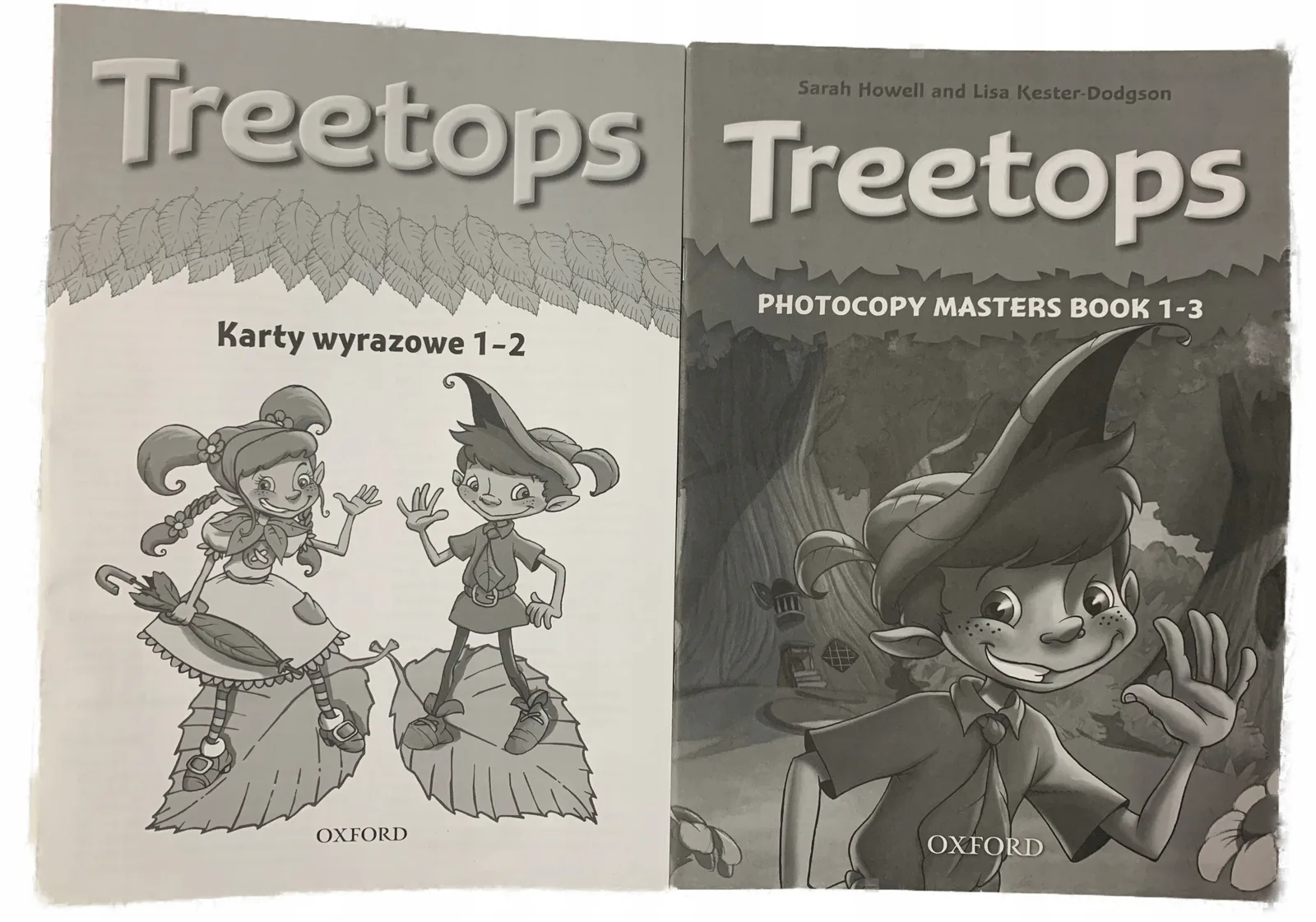 Okładka: TREETOPS 1 2 3 PHOTOCOPY MASTERS BOOK i KARTY