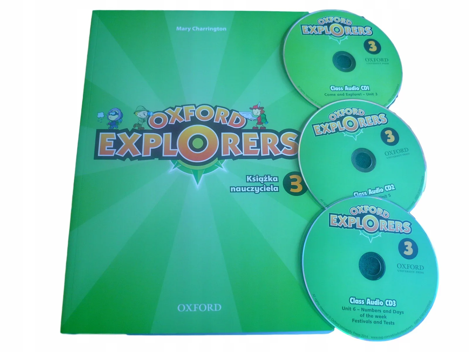 Okładka: OXFORD EXPLORERS 3 teacher's book + 3 cd