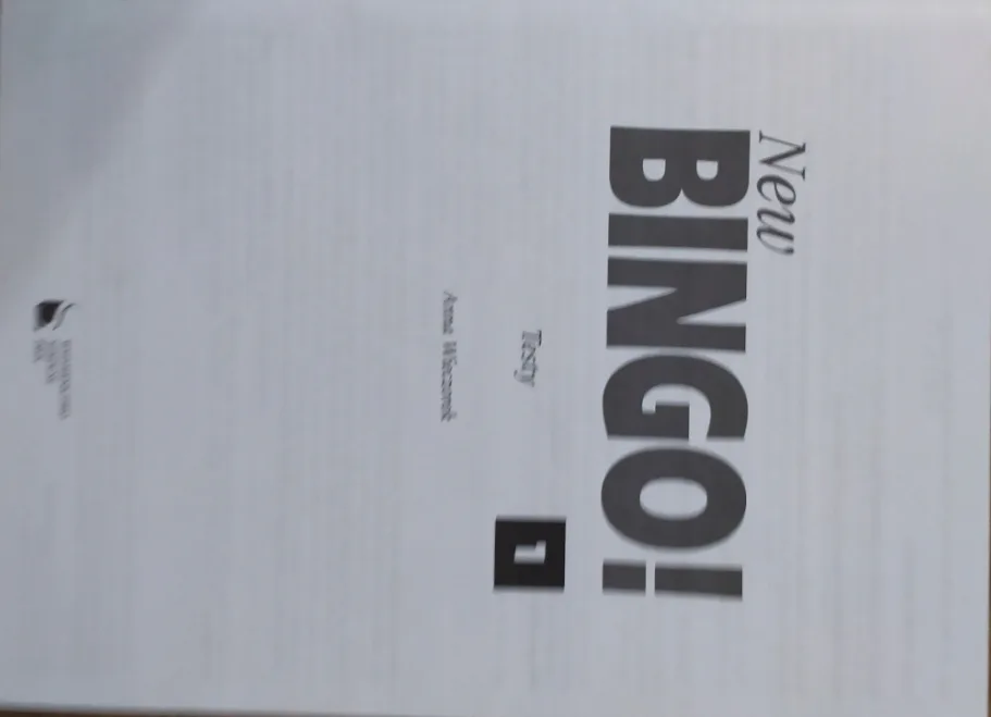 Okładka: NEW BINGO 1 SPRAWDZIANY testy