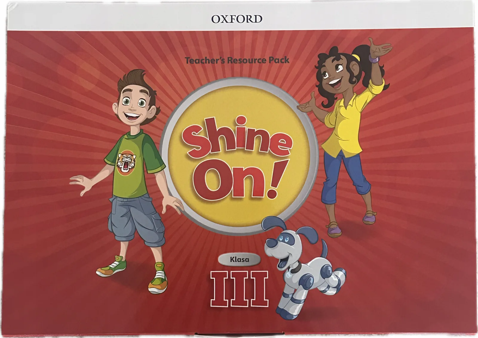Okładka: SHINE ON ! klasa 3 karty obrazkowe flashcards komplet edukacyjny