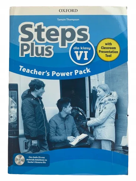 Okładka: STEPS PLUS 6 Teacher's Power Pack+class cd+dvd+kod