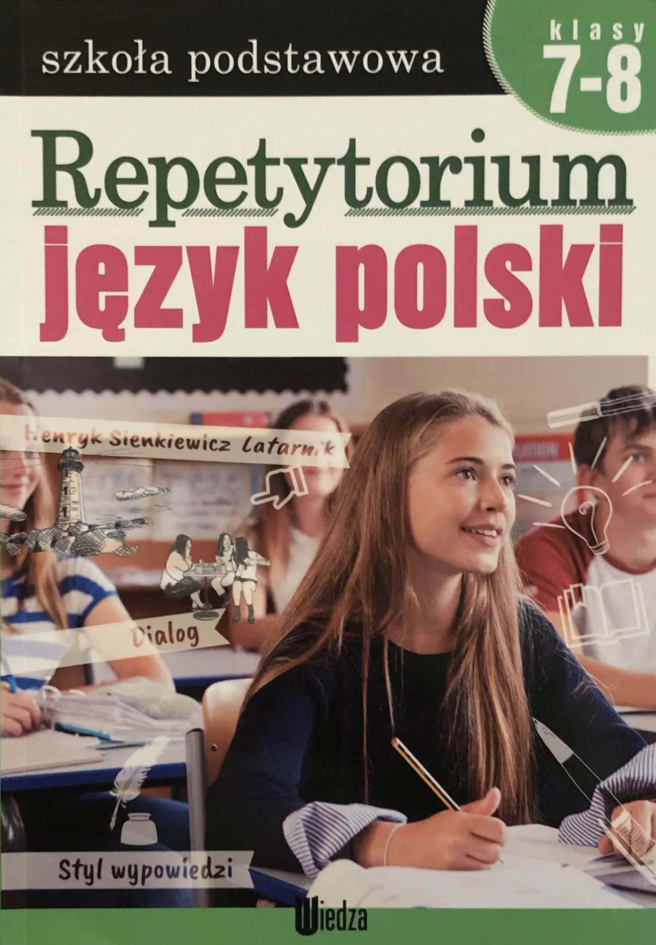 Okładka: Język polski REPETYTORIUM opracowania ściąga 7 8