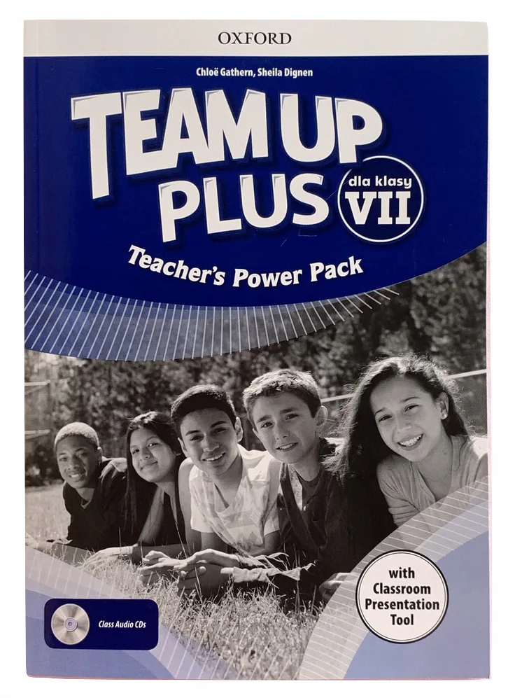 Okładka: TEAM UP PLUS KLASA 7 teachers book pack cd audio