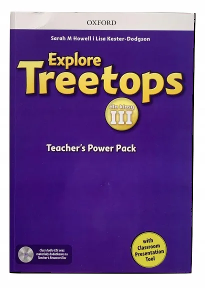 Okładka: EXPLORE TREETOPS klasa 3 książka nauczyciela 4 płyty cd kod