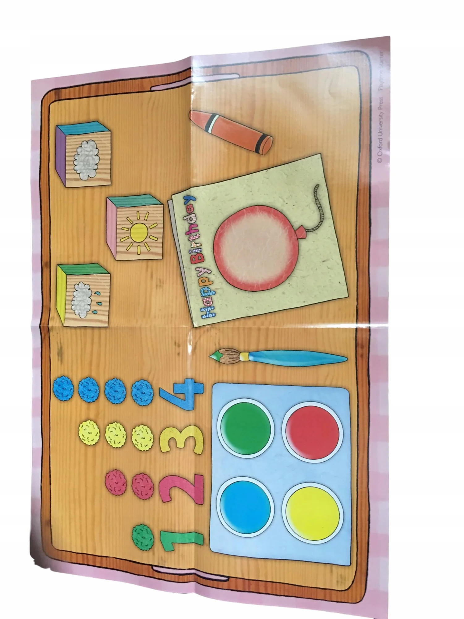 Okładka: PLAYTIME starter cyfry kolory PLAKAT język angielski
