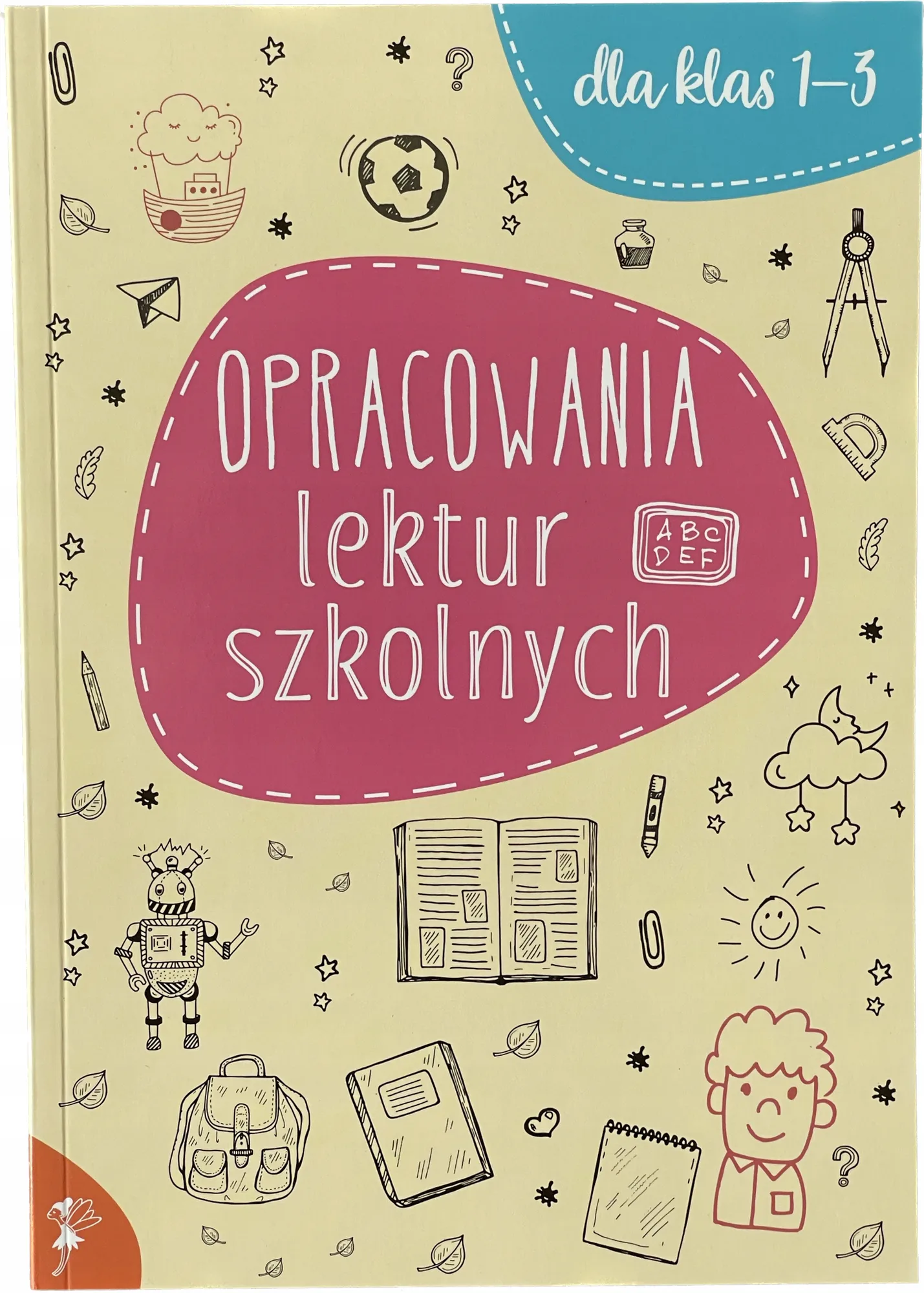 Okładka: OPRACOWANIA LEKTUR i wierszy klasa 1 2 3 ściaga