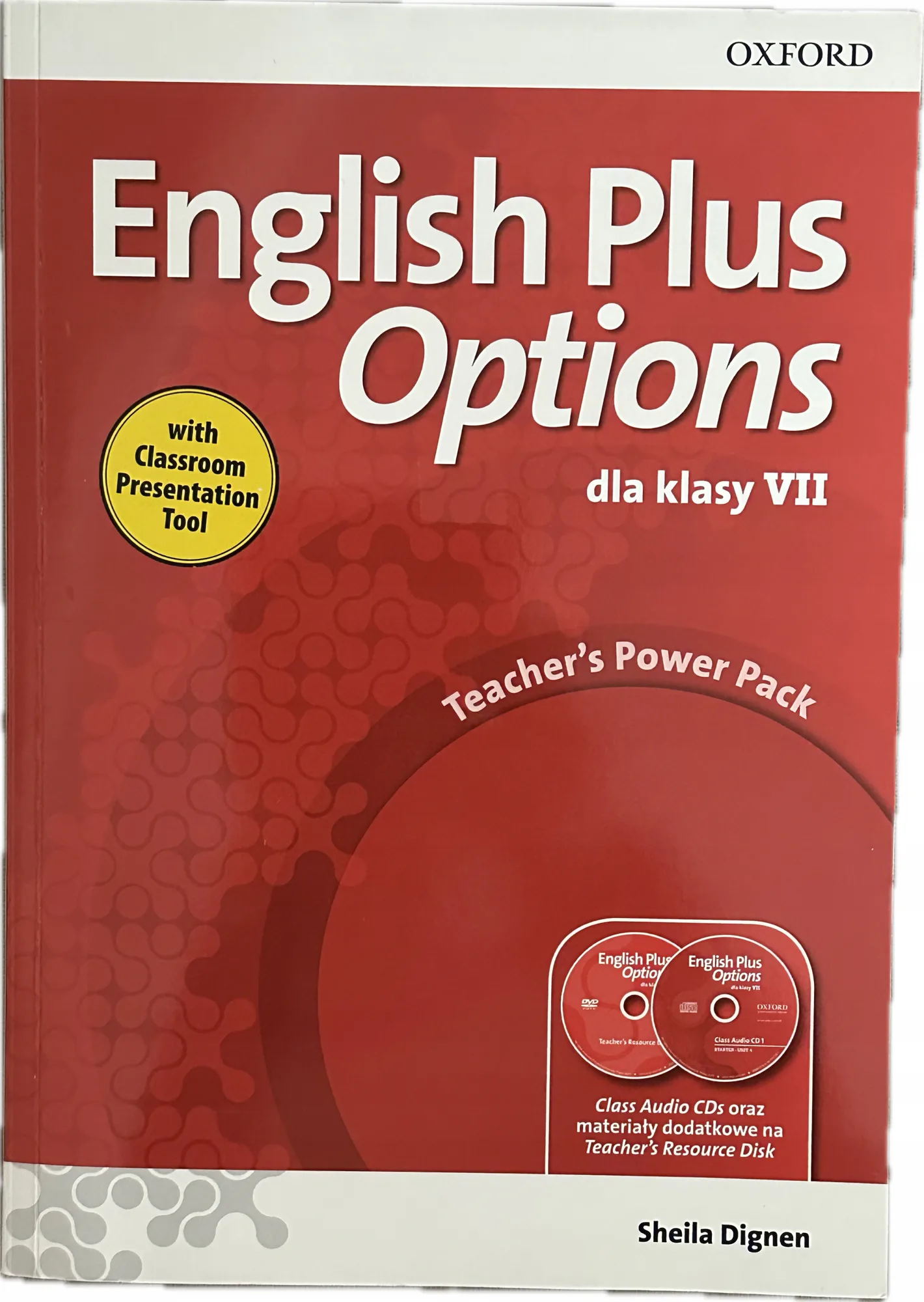 Okładka: ENGLISH PLUS OPTIONS Teachers book klasa 7 kod classroom presentation tool