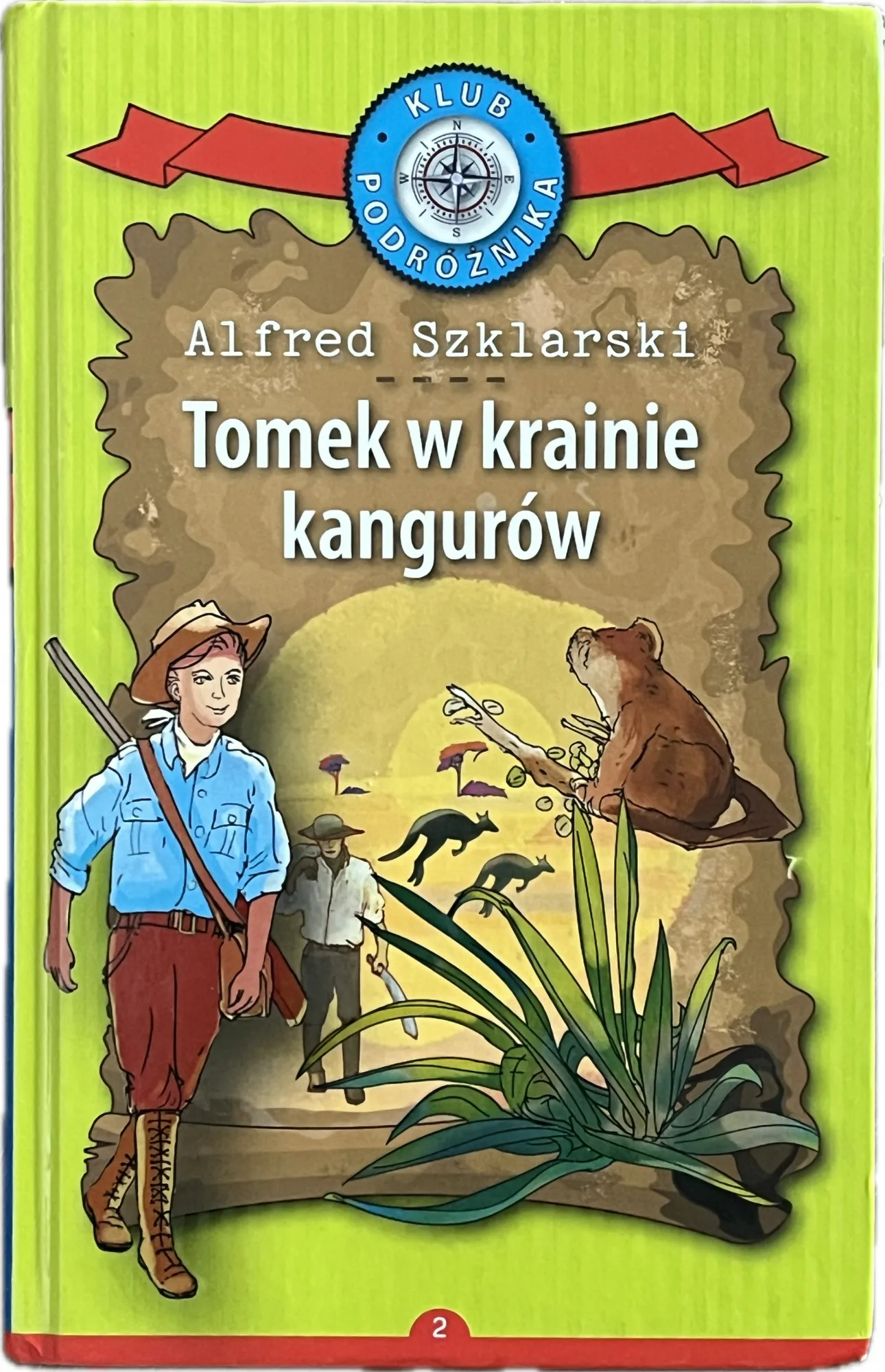 Okładka: ALFRED SZKLARSKI - TOMEK W KRAINIE KANGURÓW