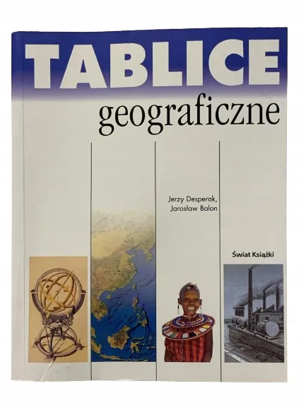 Okładka: TABLICE geograficzne BARDZO PORZĄDNE GRUBE WYDANIE