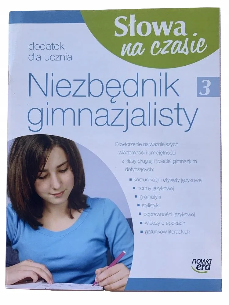 Okładka: NIEZBĘDNIK gimnazjalisty język polski klasa 3 gim