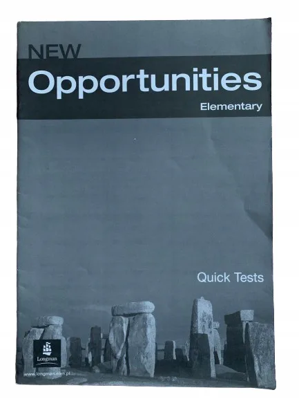 Okładka: New Opportunities ELEMENTARY sprawdziany TESTY