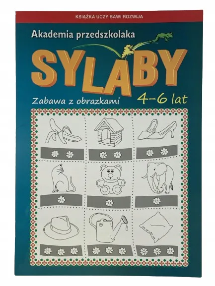 Okładka: SYLABY nauka sylabowania 5 6 LAT KOLOROWANKA