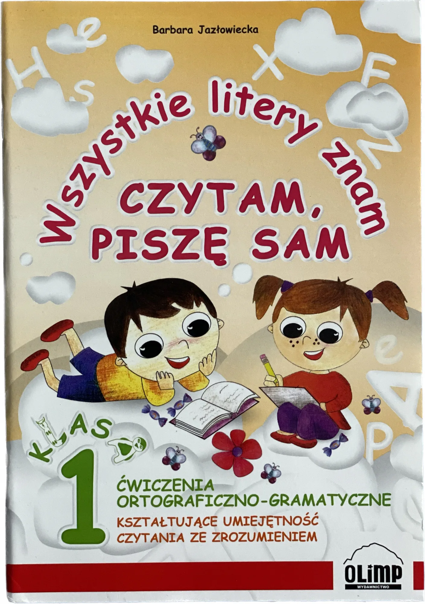 Okładka: Ćwiczenia na czytanie ze zrozumieniem klasa 1