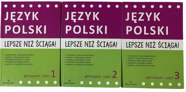 Okładka: ŚCIĄGA opracowania streszczenia LEKTUR KLASA 7 8