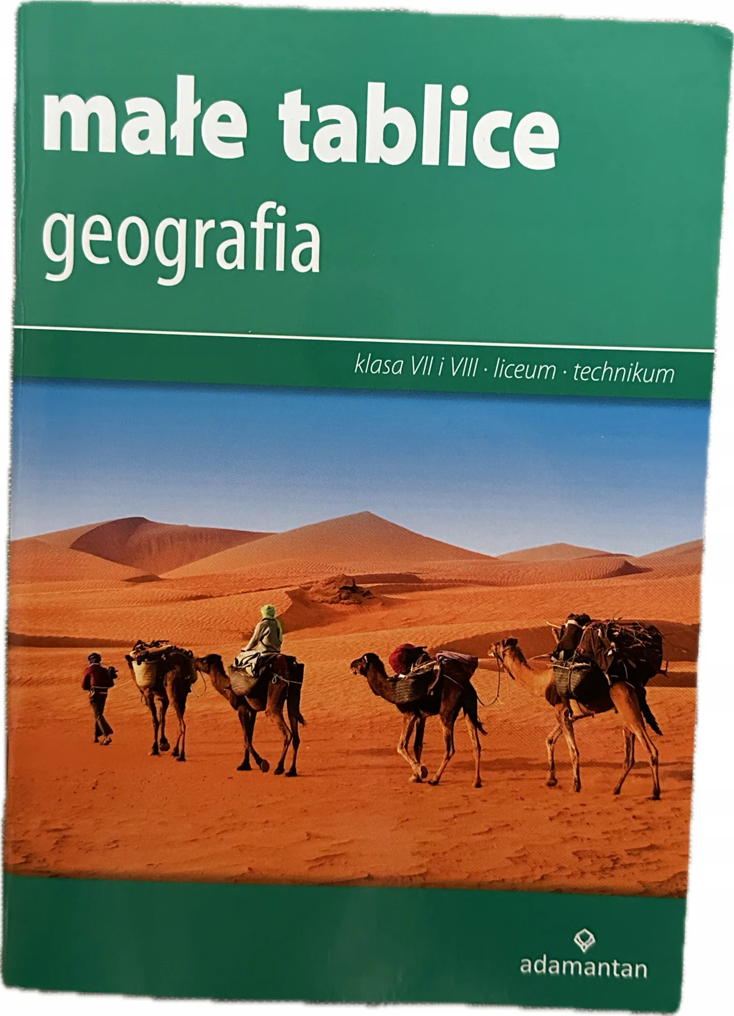 Okładka: TABLICE geograficzne ściąga bryk geografia klasa 7 8 liceum