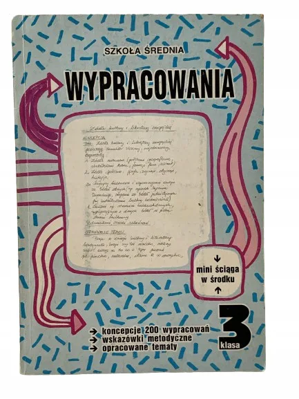 Okładka: WYPRACOWANIA OŚWIECENIE ROMANTYZM liceum wzory 3