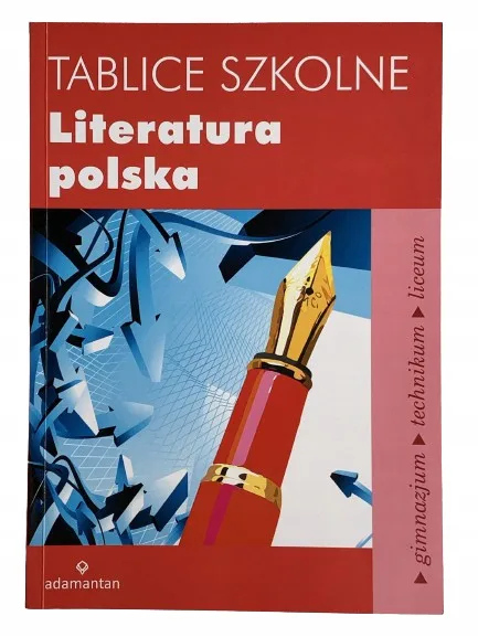 Okładka: Tablice szkolne literatura polska język polski LO