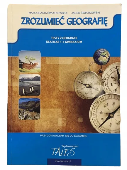 Okładka: Geografia sprawdziany TESTY KLASA 7 8 1-3 gimn.