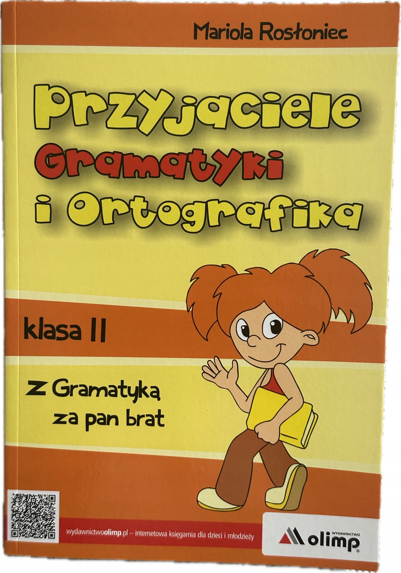 Okładka: Ortografia gramatyka klasa 2 ćwiczenia przyjaciele Gramatyki i Ortografika