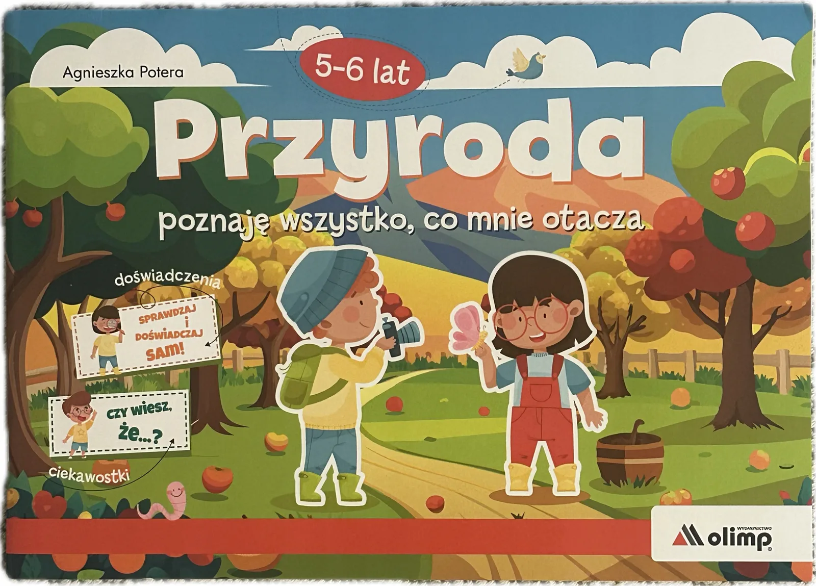 Okładka: Przyroda 5 6 lat zerówka ćwiczenia zadania kolorowanki ciekawostki