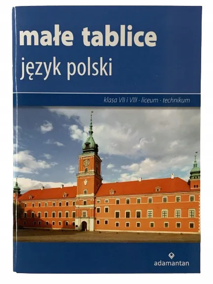 Okładka: Tablice szkolne język polski LO LICEUM KLASA 7 8