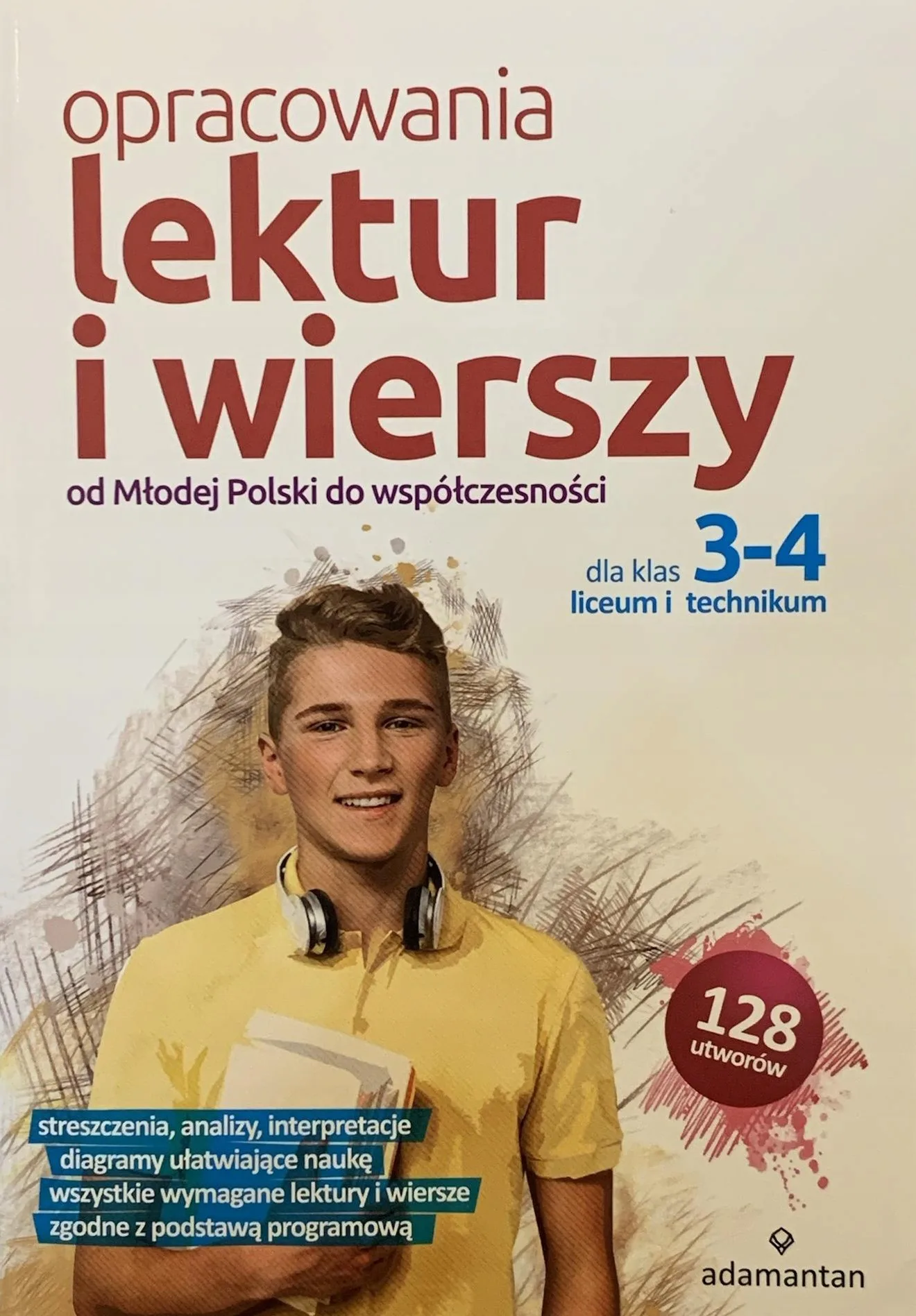 Okładka: OPRACOWANIA LICEUM ściąga LEKTURY LO KLASA 3 4