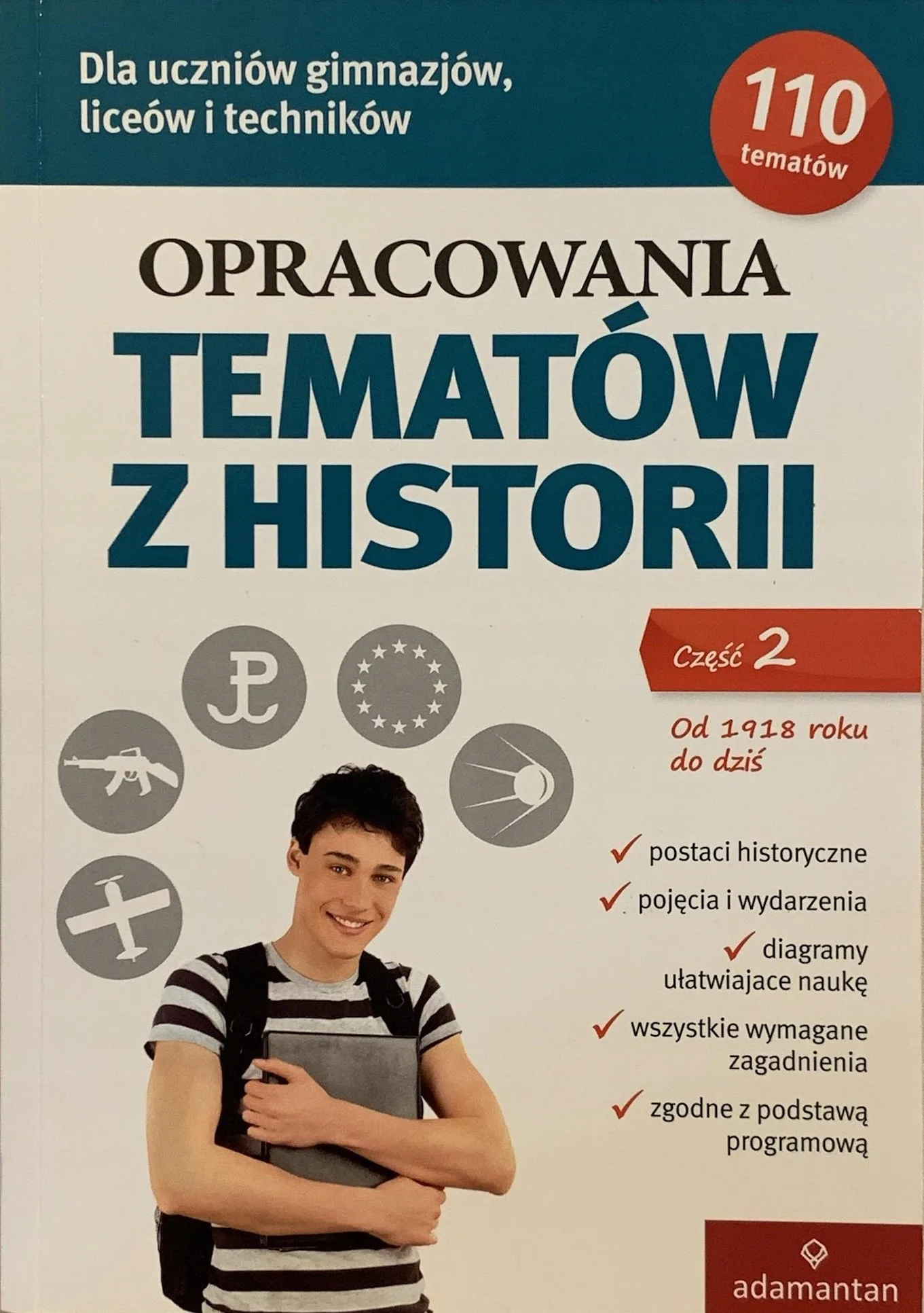 Okładka: HISTORIA ściąga KLASA 7 8 liceum opracowania tematów bryk repetytorium