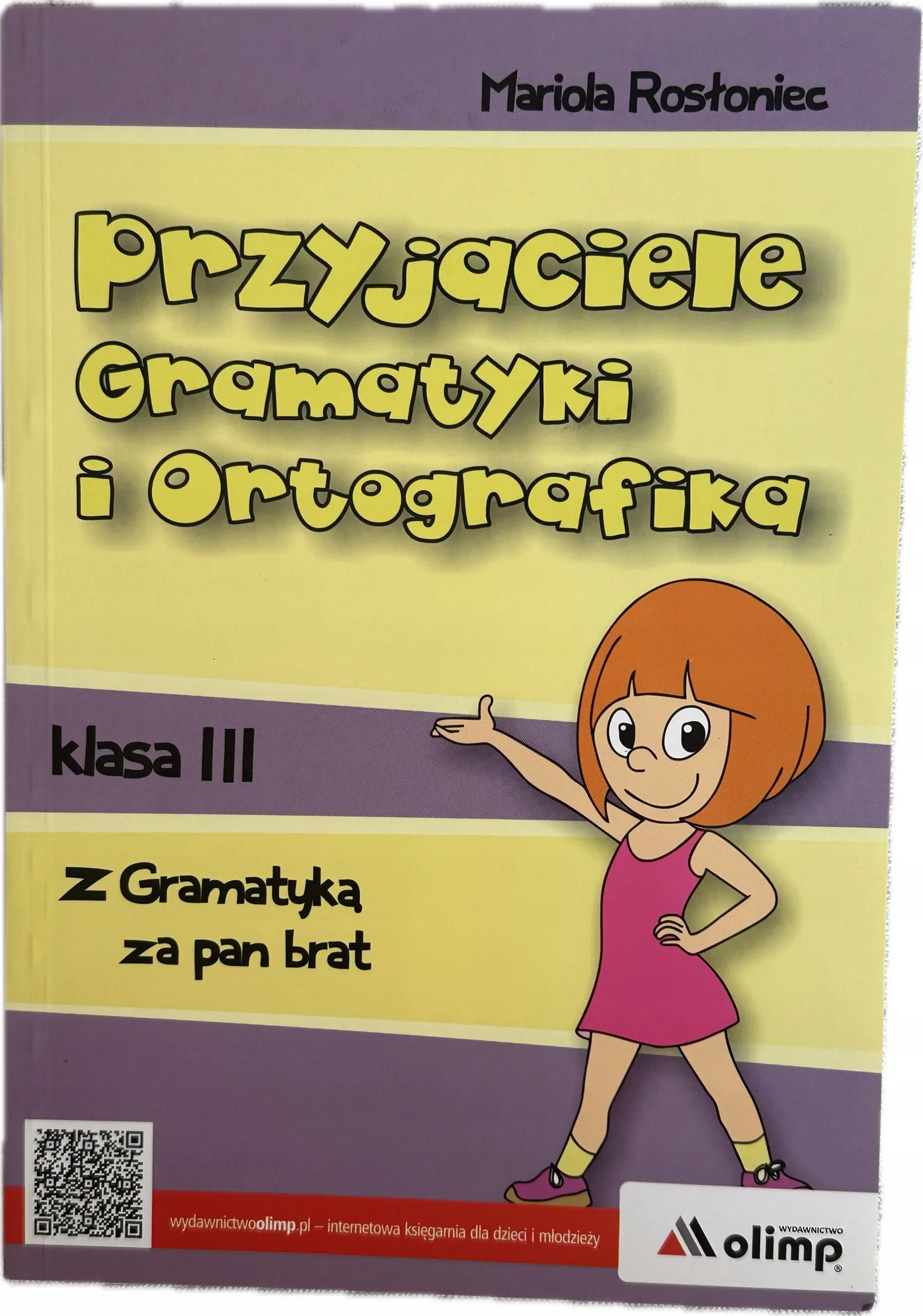 Okładka: Ortografia gramatyka klasa 3 ćwiczenia przyjaciele Gramatyki i Ortografika