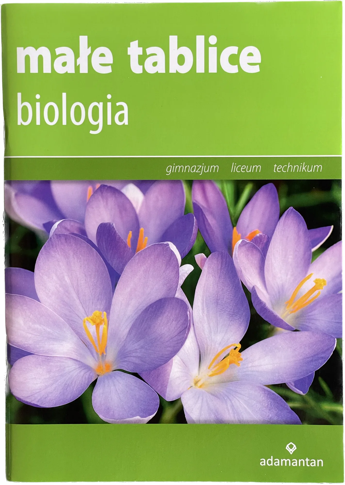 Okładka: tablice biologiczne BIOLOGIA LICEUM SZKOŁA ŚREDNIA