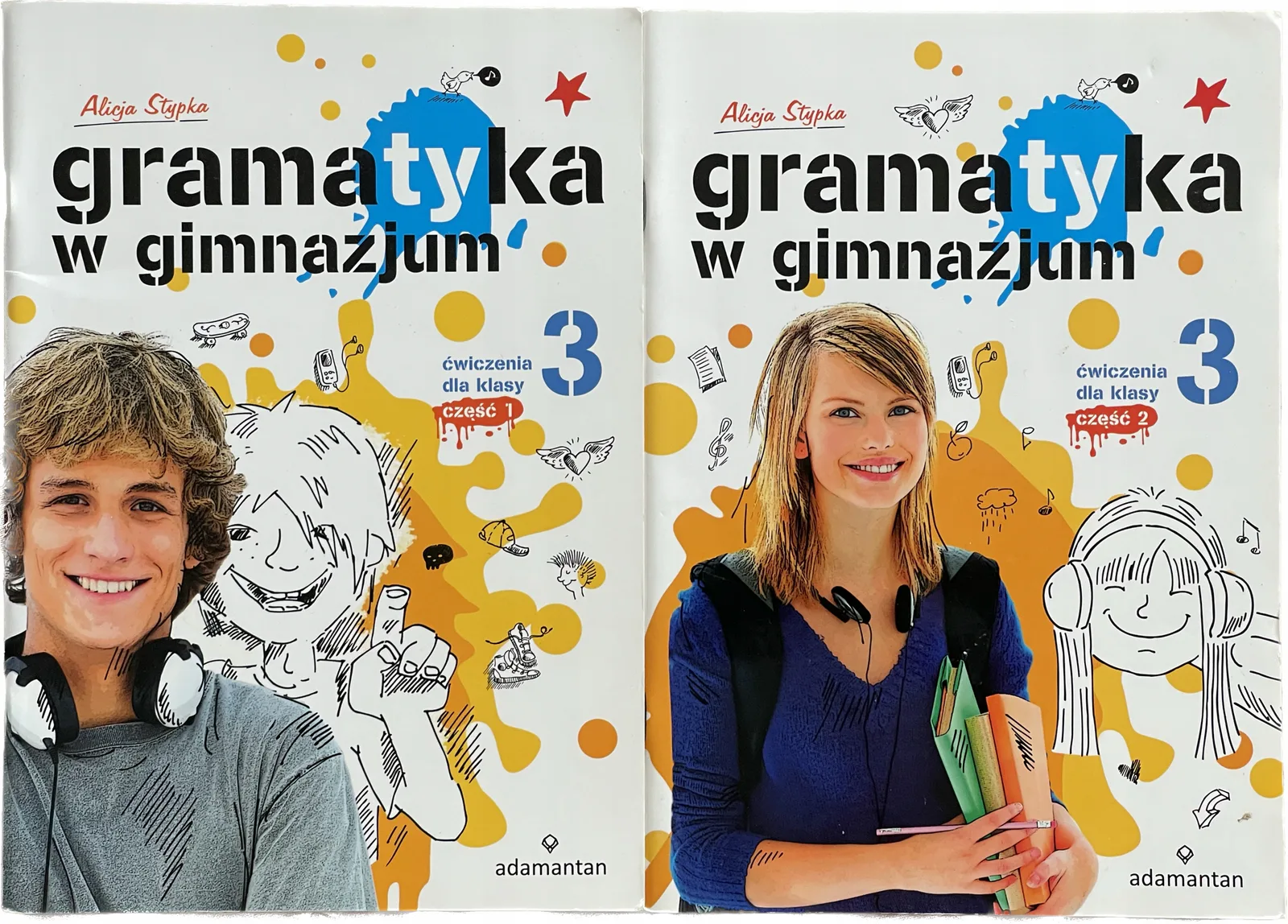 Okładka: Sprawdziany Z GRAMATYKI KLASA 7 8 3 gimn. odpowiedzi