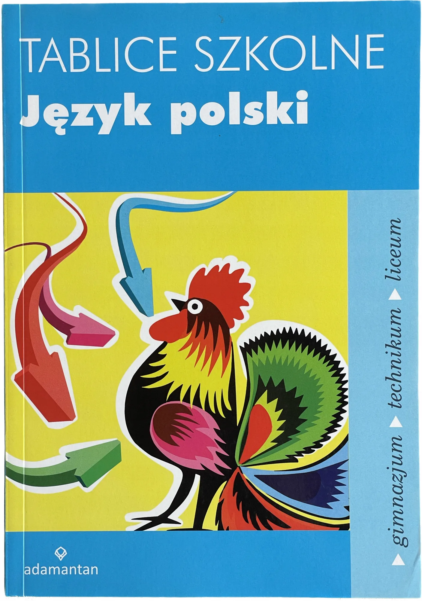 Okładka: Tablice szkolne literatura polska język polski LO