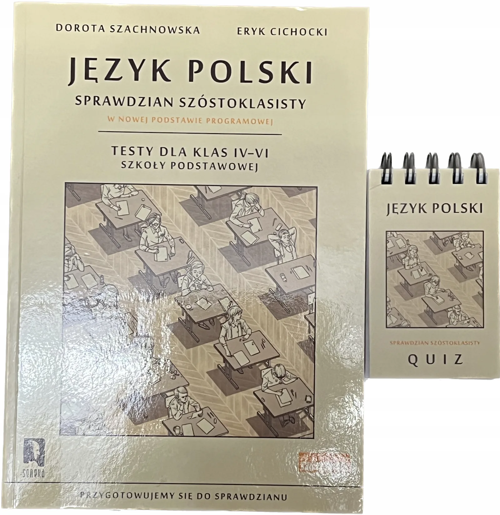 Okładka: język polski testy sprawdziany klasa 4 5 6 z odpowiedziami + quiz