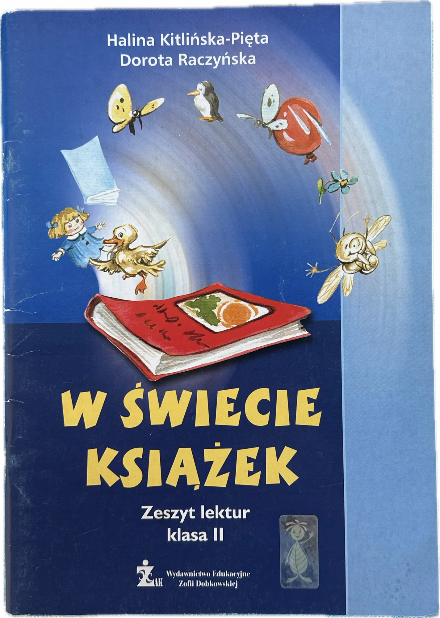 Okładka: W świecie książek zeszyt lektur klasa 2 karty pracy ćwiczenia