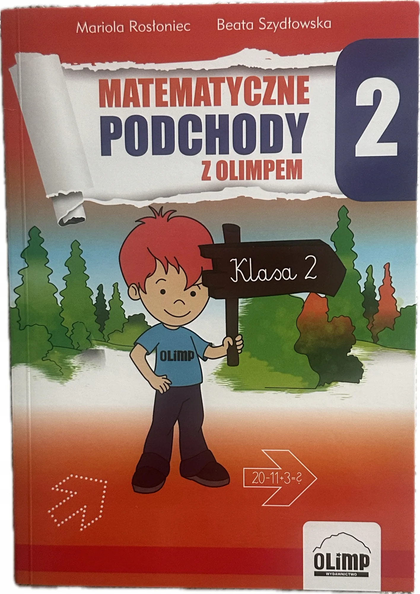 Okładka: Matematyczne podchody z Olimpem klasa 2 testy sprawdziany odpowiedzi