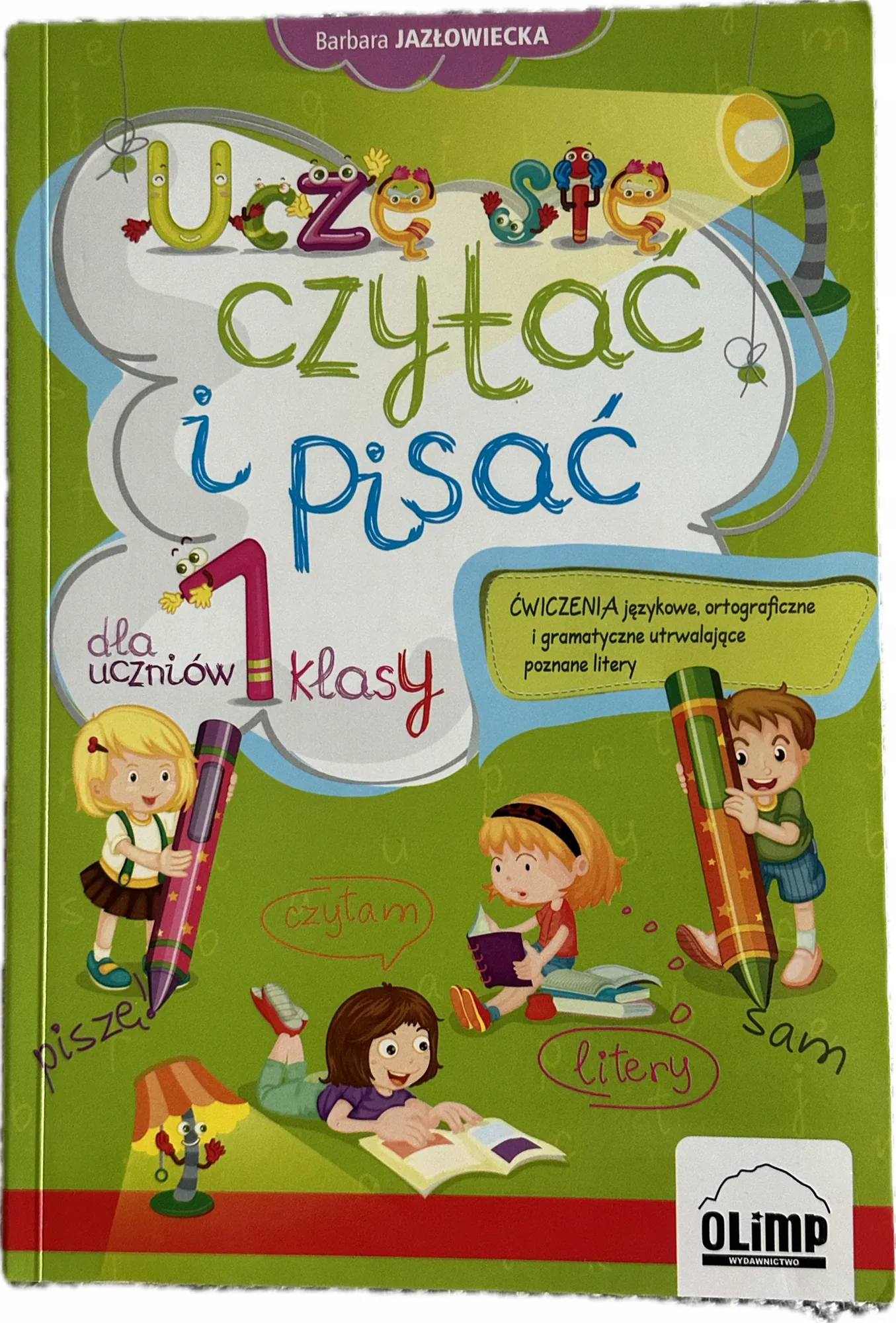 Okładka: Uczę się czytać i pisać ćwiczenia ortograficzne gramatyczne klasa 1