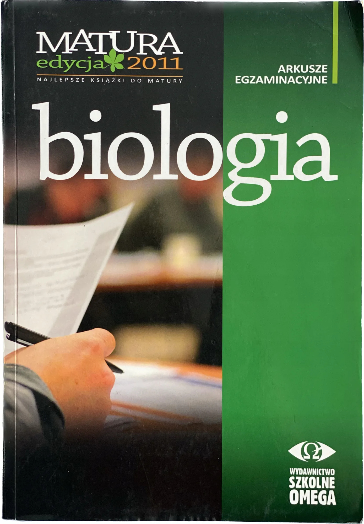 Okładka: LO MATURA biologia ARKUSZE powtórka PP PR OMEGA